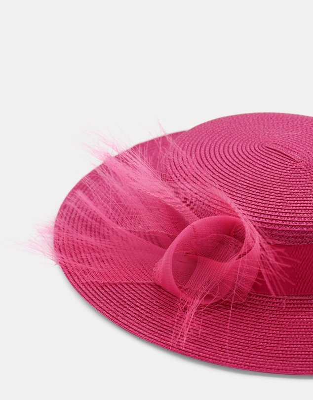 Morgan & Taylor - Nala Racewear Boater in Hot Pink
