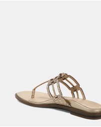 Vionic - Alvana Toe Post Sandal - Gold