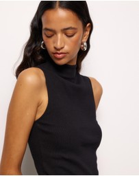 AERE - High Neck Rib Tank