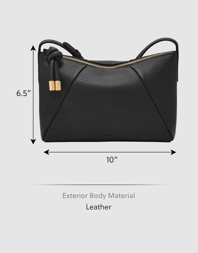 Fossil - Willa Black Crossbody Bag