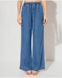 MON RENN - Indigo Denim Pants