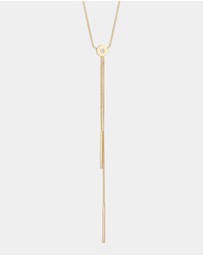 Elli Jewelry - Necklace Crystal Circle 925 Sterling Silver Gold-Plated