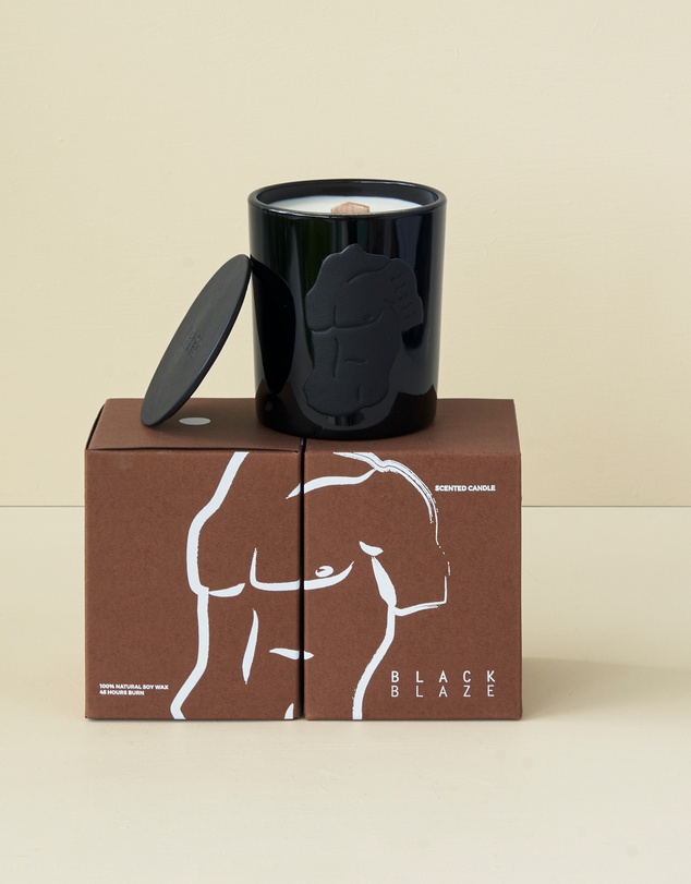 Black Blaze - For Him Scented Candle