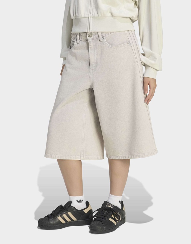adidas Originals - MID RISE DENIM JORTS Womens