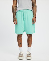 Surrounded By Ghosts - The Andesine Low Crotch Fleece Drawstring Shorts