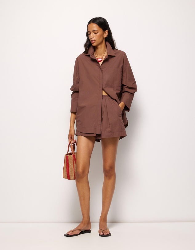 AERE - Della Cotton Oversized Shirt