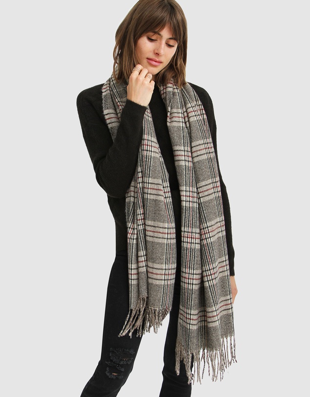 Belle & Bloom - Aspen Plaid Scarf