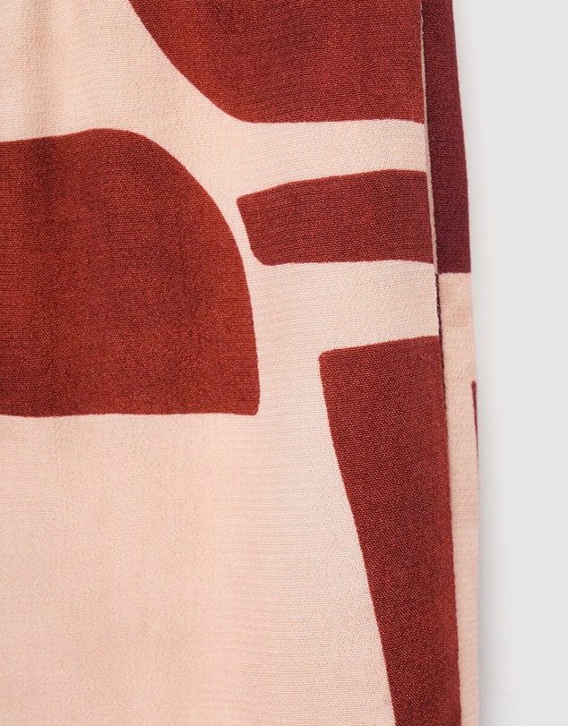M.N.G - Fluid Trousers With Geometric Pattern