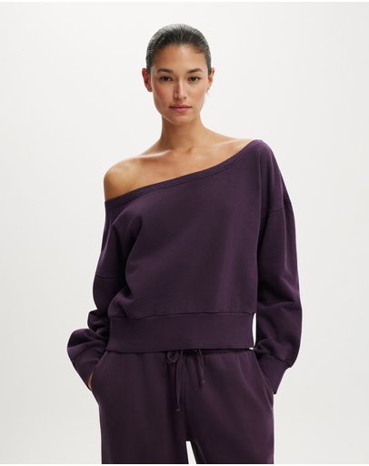WASHED DARK MULBERRY