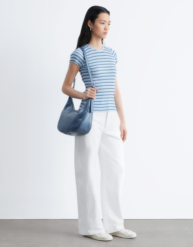 & Other Stories - Striped Rib-Knit T-Shirt