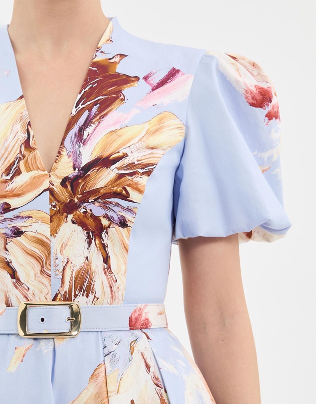 Rebecca Vallance - Fleur De Lis SS Midi Dress