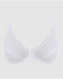 Royce Lingerie - My First Bra Pure Cotton & Lace Bra 2 Pack