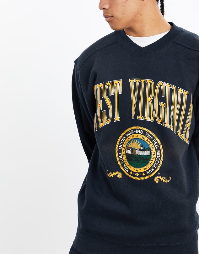 Vintage by The Real Deal - Pre Loved - Vintage 90s West Virginia University Sweatshirt