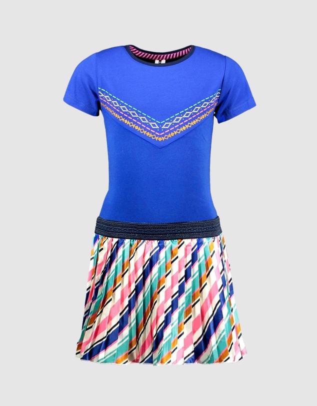 B.Nosy - Pleated Combi Dress - Kids-Teens