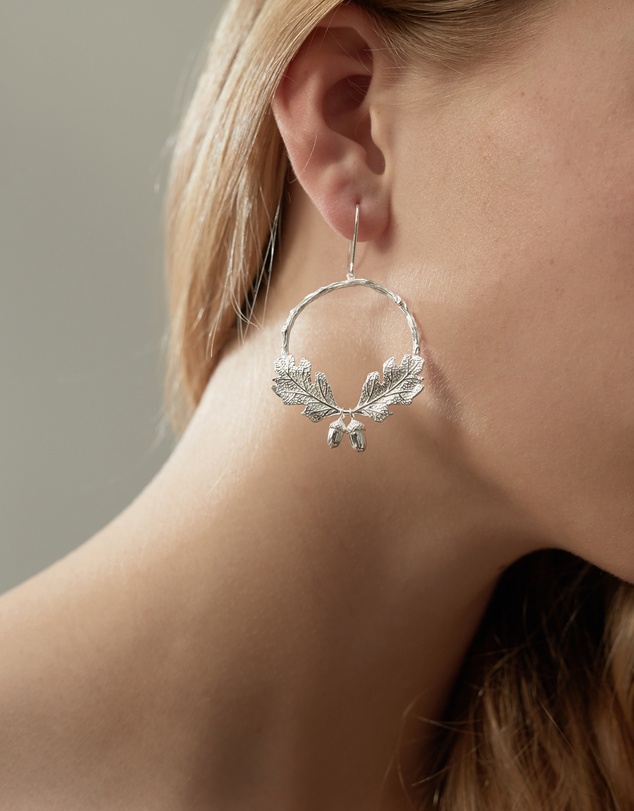 Karen Walker - Acorn & Leaf Wreath Earrings