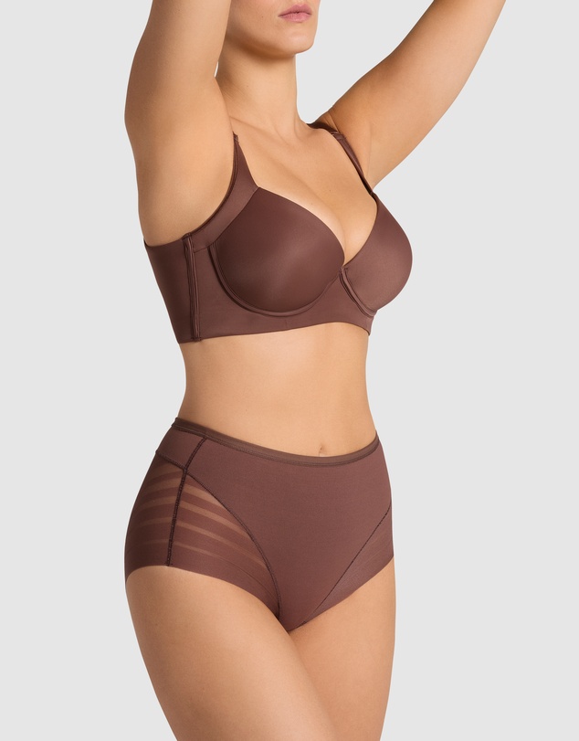 Leonisa - Lace Stripe Undetectable Seamless Shaping Brief