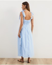 Atmos&Here - Posey Cotton Poplin Midi Dress