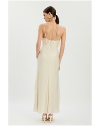 Bardot - Elisan Lace Satin Maxi Dress