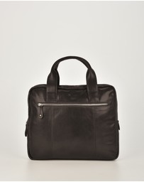 Cobb & Co - Turner Leather Laptop Satchel