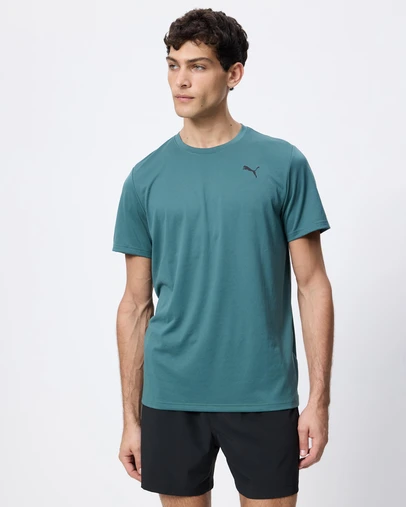 Puma - Train All Day Essentials Solid Cat Tee (LC Small Cat)