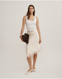 Witchery - Asymmetric Lace Skirt