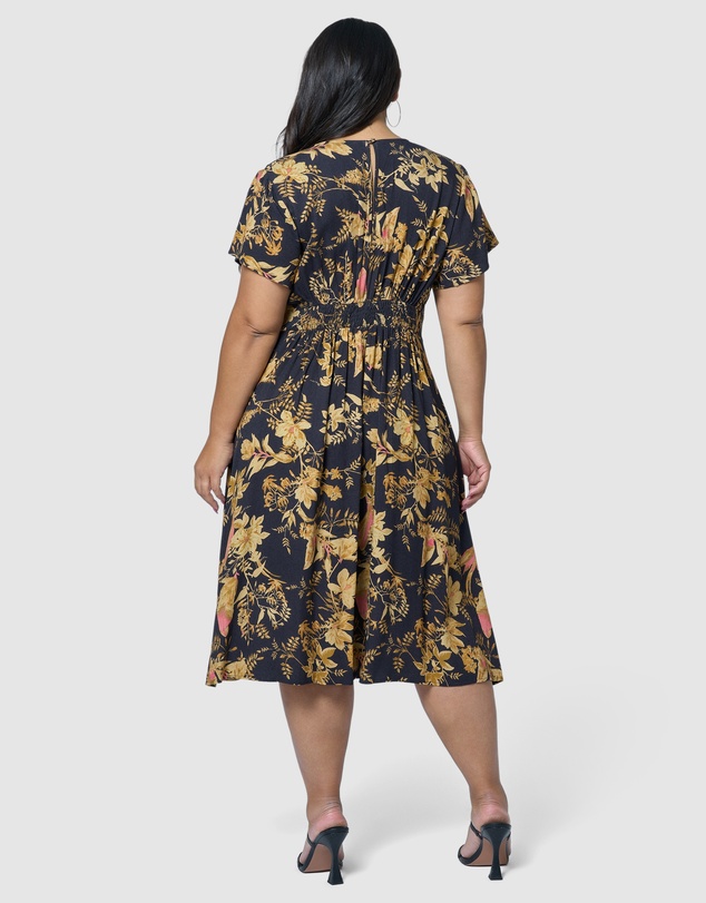 Sunday In The City - Night Riot Midi Dress