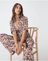 Forcast - Zuhara Roll Cuff Shirt