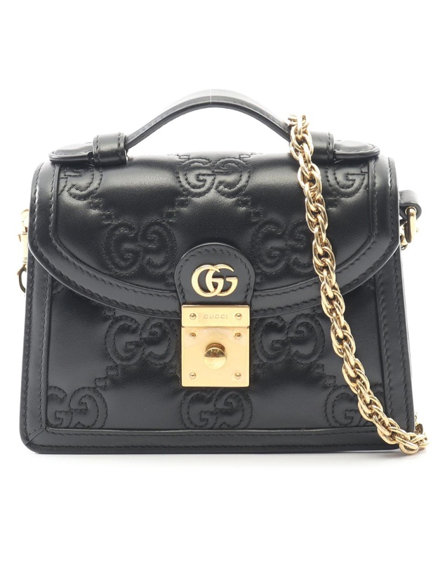 Pre-Loved by Azura Reborn - Pre-Loved Small GG Matelasse Leather Top Handle Bag