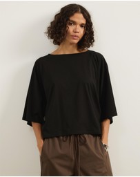 Atmos&Here - Wide Sleeve Boxy T-Shirt