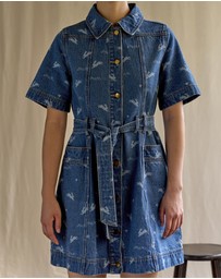 SMWR. by The Somewhere Co - Royal Match Denim Mini Dress