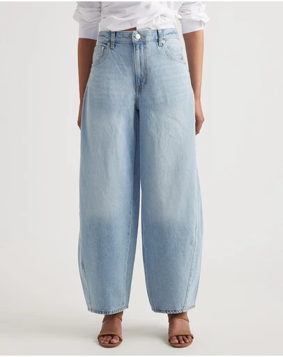 Decjuba - Rhea Mid Rise Barrel Jeans