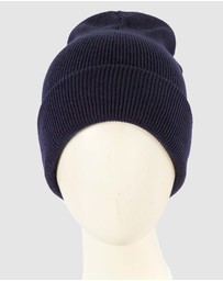 Max Alexander - European Made Navy Wool Beanie