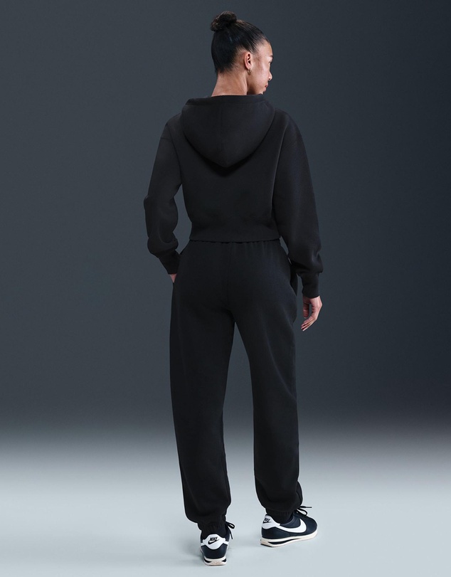 Nike - Sportswear Phoenix Fleece Loose Full-Zip Cropped Hoodie