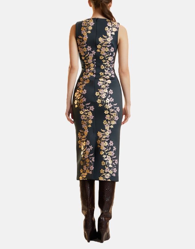 Cynthia Rowley - Sleeveless Bonded Midi Dress