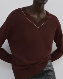 M.N.G - V-Neck Knit Sweater