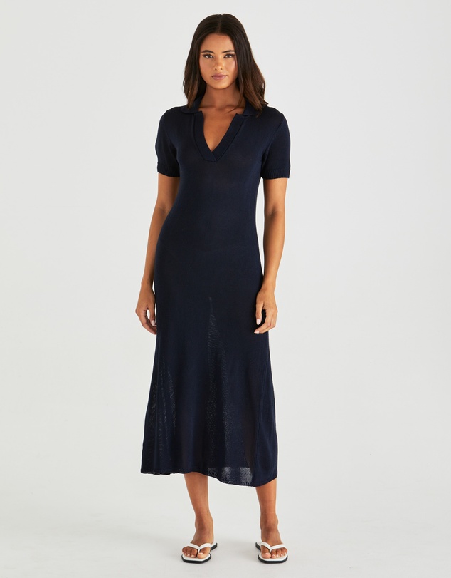 Sass - Abbie Knit Polo Dress