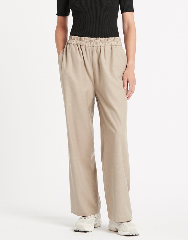 FRIEND of AUDREY - Tomes Elastic Waist Trousers