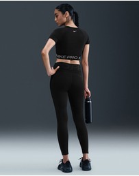 Nike - Pro Dri-FIT Short Sleeve Cropped Graphic Top