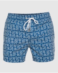 Tolu Australia - Boardshorts with Blue Fishes