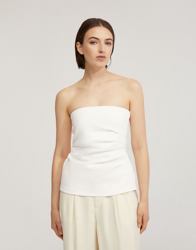 Oxford - Clara Strapless Ponti Top