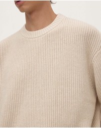 Assembly Label - Carson Cotton Rib Knit Jumper