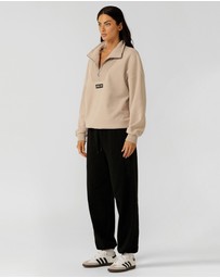 Lorna Jane - Clubhouse Polar Fleece Half Zip Sweater - ICONIC EXCLUSIVE