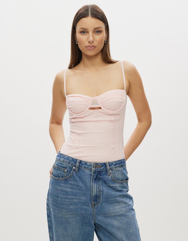 Lover - Clara Bustier Mesh Top