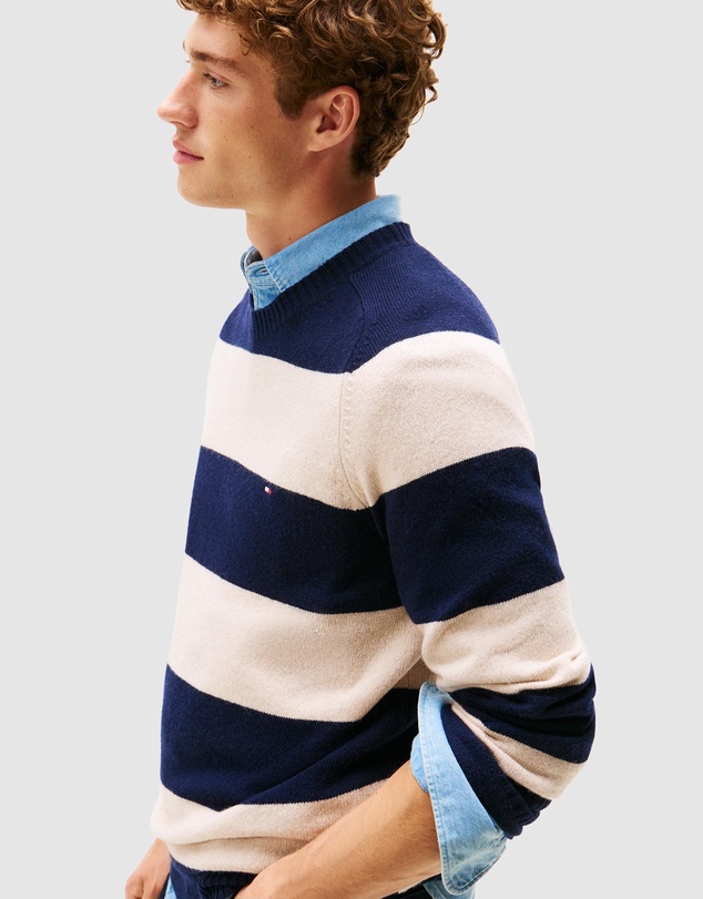 Tommy Hilfiger - Pure Wool Crew Neck Jumper