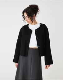 Forcast - Alani Crop Wool Jacket