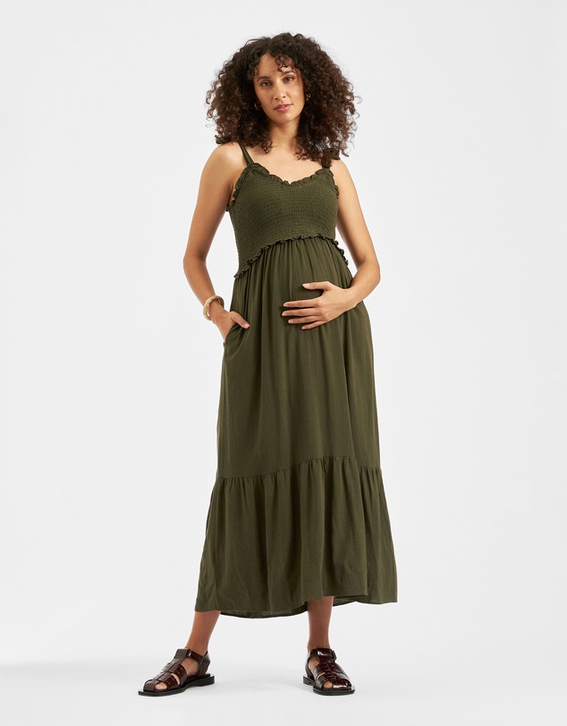 Ripe Maternity - Brandi Shirred Dress