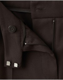 M.N.G - Wide-Leg Mid-Rise Pleated Trousers