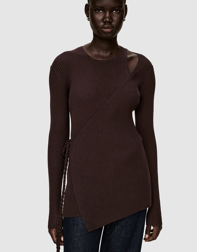 ARKET - Ribbed Wrap Top