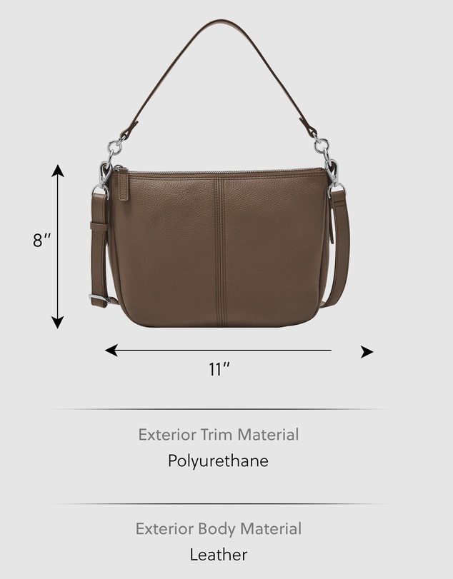 Fossil - Jolie Grey Crossbody Bag