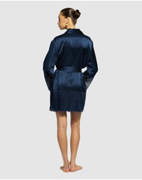 GINIA - Silk Lace Robe